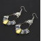 E-4815 Vintage Elegant Simulated Glass Crystal Rhinestone Long Drop Earrings for Women Bridal Wedding Party Jewelry