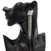 E-4818 Fashion Silver Gold Black Gun Color Link Chain Tassel Drop Dangle Earrings for Women Boho Party Jewelry