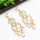 E-4825 Trendy Wedding Earring Full Artificial Pearl Rhinestone Drop Earrings For Women Jewelry Design