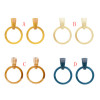 E-4829 New Fashion Acrylic Round  Circle   Drop Dangle Earrings for Women Boho Wedding Party Jewelry