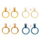 E-4829 New Fashion Acrylic Round  Circle   Drop Dangle Earrings for Women Boho Wedding Party Jewelry