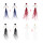 E-4828 Korea style Elegant alloy vintage drop white feather dangling earrings