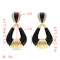 E-4830 6 Colors Personality Trendy Alloy Water Prop Shapes Rhinestone Earring For Women Jewelry Design