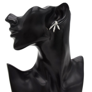E-1138 Fashion Gothic Punk Silver Gold plated Eagle Claw Ear stud Jewelry