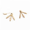 E-1138 Fashion Gothic Punk Silver Gold plated Eagle Claw Ear stud Jewelry