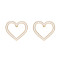 E-4839 Heart Love Stud Earrings Valentine's Day Present