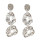 E-4844 2 Colors Irregular Sheet Metal Drop Earring For Women Jewelry Design