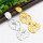 E-4844 2 Colors Irregular Sheet Metal Drop Earring For Women Jewelry Design