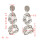 E-4844 2 Colors Irregular Sheet Metal Drop Earring For Women Jewelry Design