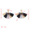 E-4851 Fashion Resin Crystal Beads Statement Plastic Tassel Drop Earrings for Women Boho Party Jewelry Gift