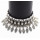 B-0909 Vintage Silver Rhinestone Leaf Pendant Bracelets for Women Bohemian Wedding Party Jewelry