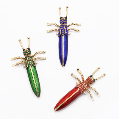P-0417 Personality Animal Insect Brooch Coat Cardigan Pin