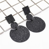 E-4857 5 Colors  Sheet Metal Drop Earring For Women Jewelry Design