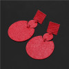 E-4857 5 Colors  Sheet Metal Drop Earring For Women Jewelry Design