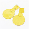 E-4857 5 Colors  Sheet Metal Drop Earring For Women Jewelry Design