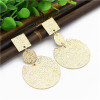 E-4857 5 Colors  Sheet Metal Drop Earring For Women Jewelry Design