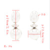 E-4853 2 colors Bohemian Vintage Silver Gold Round Oval Ball Tassel Dangle Earrings Drop Earrings Personality Women Ear Jewelry