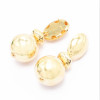 E-4853 2 colors Bohemian Vintage Silver Gold Round Oval Ball Tassel Dangle Earrings Drop Earrings Personality Women Ear Jewelry