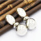 E-4853 2 colors Bohemian Vintage Silver Gold Round Oval Ball Tassel Dangle Earrings Drop Earrings Personality Women Ear Jewelry