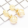 E-4853 2 colors Bohemian Vintage Silver Gold Round Oval Ball Tassel Dangle Earrings Drop Earrings Personality Women Ear Jewelry