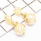 E-4853 2 colors Bohemian Vintage Silver Gold Round Oval Ball Tassel Dangle Earrings Drop Earrings Personality Women Ear Jewelry