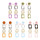 E-4864 5 Colors Trendy Resin Three Section Drop Earring For Women Jewelry Design