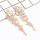 E-4871 Elegant Pearl Rhinestone Long Drop Earrings for Women Wedding Party Jewelry