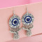 E-4870 Vintage Silver Tassel Drop Dangle Earrings For Women Jewelry Design