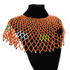N-7120 3 Colors Trendy Bohemian Resin Bead Tassels Choker Necklace Pendant Jewelry Design
