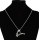 N-7119 2 Colors Unique Crystal Shinning Deer Shaped Pendant  Necklaces Long Chains Necklace Scarf Brooches Charming Jewelry