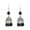 E-4883 Bohemian Tassel Acylic Beads Pendants Drop Dangle Earrings Statement Earring Fish Hook Earring for Women