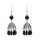E-4883 Bohemian Tassel Acylic Beads Pendants Drop Dangle Earrings Statement Earring Fish Hook Earring for Women