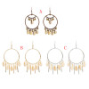 E-4888 3 Colors Trendy Simple Style Shell Drop Earring For Women Jewelry Design