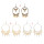 E-4888 3 Colors Trendy Simple Style Shell Drop Earring For Women Jewelry Design