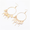 E-4888 3 Colors Trendy Simple Style Shell Drop Earring For Women Jewelry Design