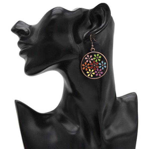 E-4895 Trendy  Big Round Drop Hook Earring  Starfish Stud Earring For Women Jewelry Design