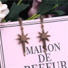 E-4895 Trendy  Big Round Drop Hook Earring  Starfish Stud Earring For Women Jewelry Design