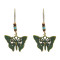 E-4902 5 Styles Bohemian Vintage Bronze Flower Leaf Butterfly Owl Drop Earrings for Women Party Jewelry