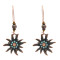 E-4902 5 Styles Bohemian Vintage Bronze Flower Leaf Butterfly Owl Drop Earrings for Women Party Jewelry