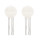 E-4905 Korean Elegant Drop Tassel Earrings Mystery Blue Clouds Big Acylic Button Stud Earring for Women