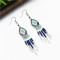 E-4907 2 Styles Bohemian Vintage Silver Drop Tassel Earring For Women Jewelry Design