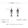 E-4908 3 Styles Vintage Ethnic Cotton Thread Long Tassel Drop Earrings for Women Boho Festival Party Jewelry