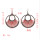 E-4912 Vintage Alloy Hollow Out Big Fashion Round Circles Dangle Drop Earrings Geometric Earrings