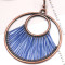 E-4912 Vintage Alloy Hollow Out Big Fashion Round Circles Dangle Drop Earrings Geometric Earrings