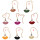 N-7124 8 Color Handmade Bohemian Embroidery Tassel Fringe Leather Pendant Necklace