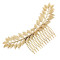 F-0533 New Fashion Gold Silver Metal Leaf Hair Comb Wedding Party Hair Accessories