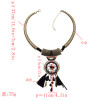 N-7135 3 Colors Bohemain Link Chain Fringe Tassel Pendant Necklaces for Women Wedding Party Jewelry