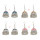 E-4930 4 Colors Vintage Silver Tassel Drop Dangle Flower Earrings For Women Jewelry Design