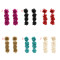 E-4931 Bohemian Drop Beaded Earrings Long Stud Flower Earring for Women