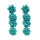 E-4931 Bohemian Drop Beaded Earrings Long Stud Flower Earring for Women